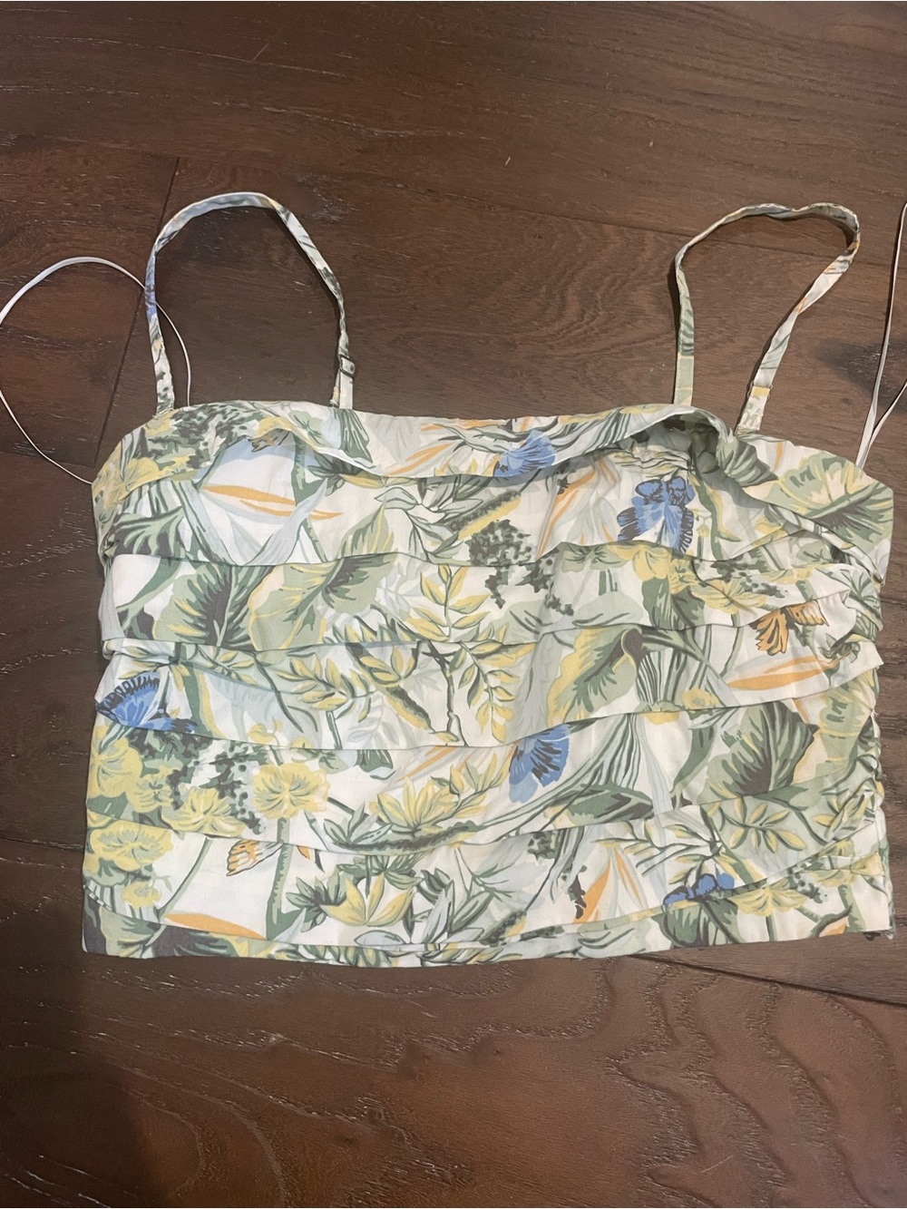 Abercrombie Ruffled Hawaiian Tank